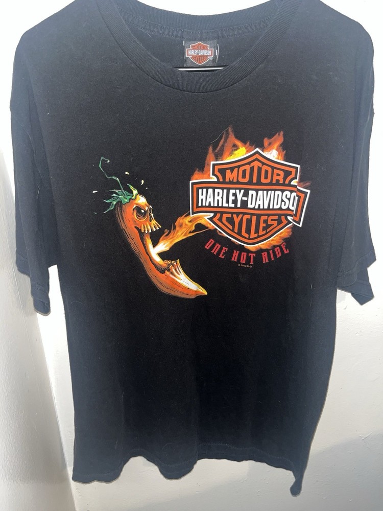 Harley-Davidson One Hot Ride Cancun Mexico Black Graphic T-Shirt