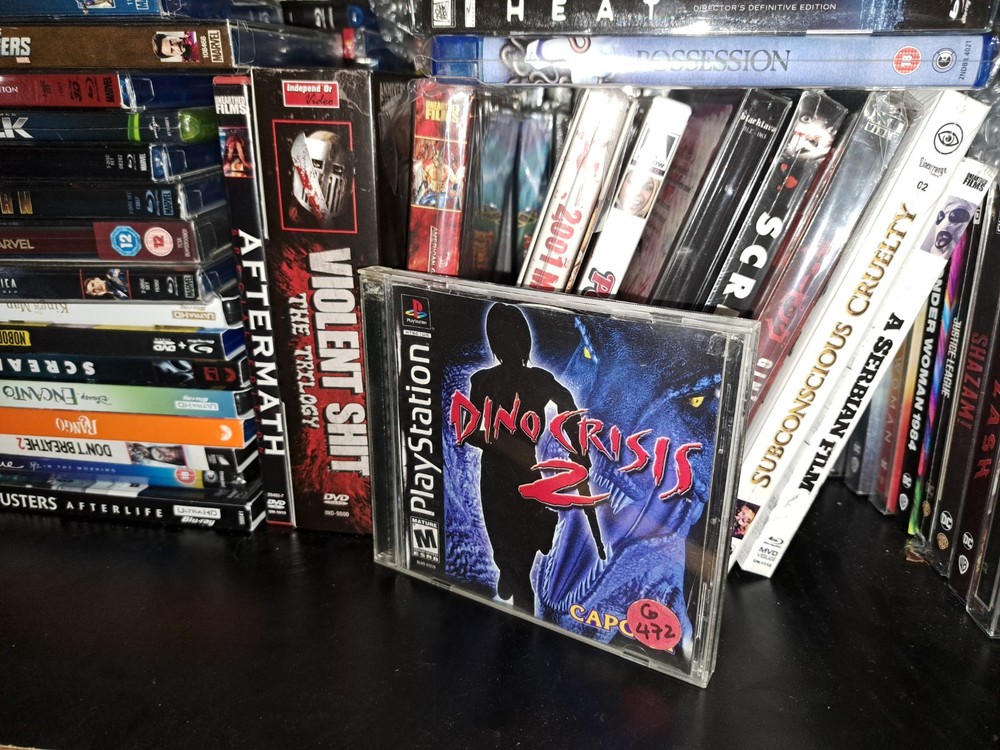 Dino Crisis 2 Playstation 1 Ps1 Capcom Vintage Resident Evil Horror Survival
