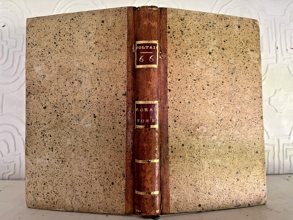 1792 Voltaire Works : African Novels | Antique Book