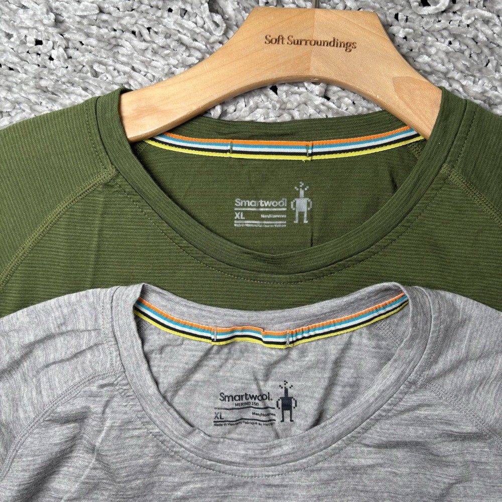 Smartwool Merino 150 Long Sleeve Bundle of Two Men's Size XL Base Layer Stretch