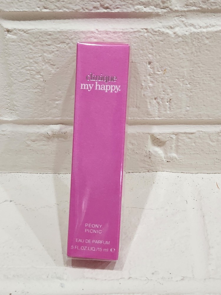 Clinique My Happy Peony Picnic Eau De Parfum, 0.5oz/15mL, Sealed