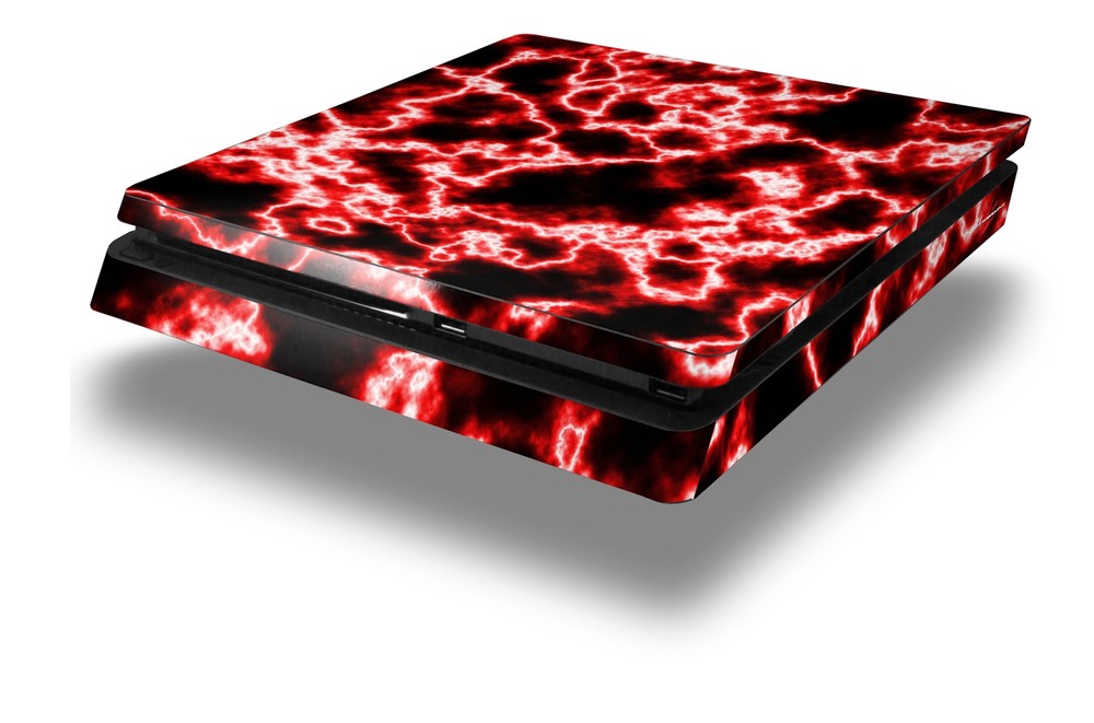 Skin for PS4 Slim Electrify Red Playstation 4 Console