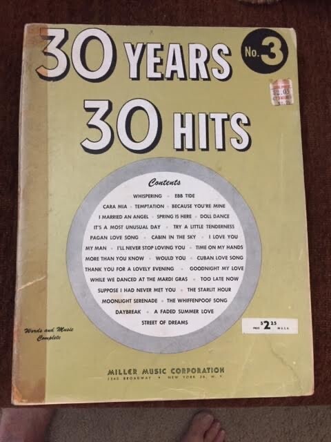 30 years 30 Hits NO. 3 Sheet music by Miller Music