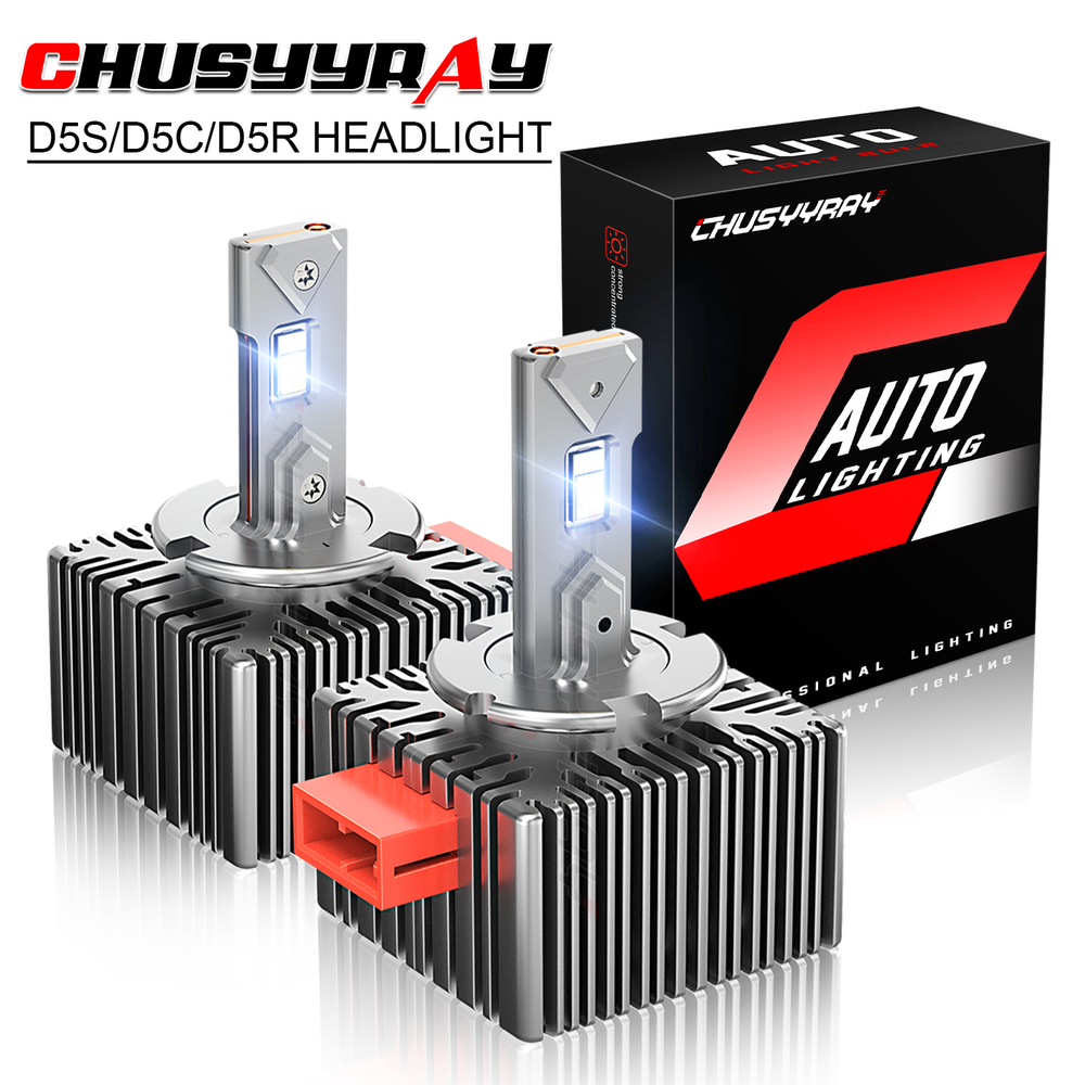 2PCS D5S LED Headlight Bulbs For ALFA ROMEO GIULIETTA 2017-2018 High Low Beam