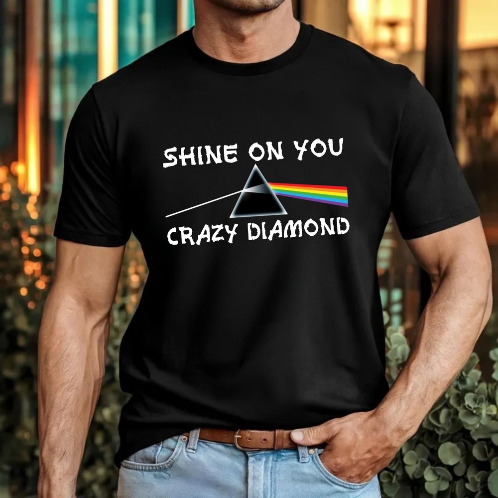 Pink Floyd UK Tour 2026 T-Shirt Shine On You Crazy Diamond Rock Concert Gift Top