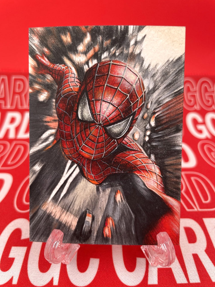 【Golden Card】GGC Studio Marvel Spider-Man Artist Auto Sketch Card 1/1