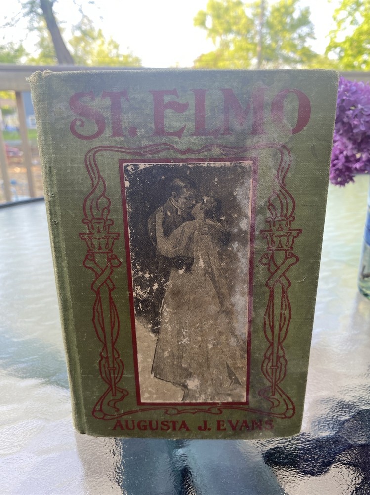 ST. ELMO by Augusta J. Evans 1896 Antique HC Book