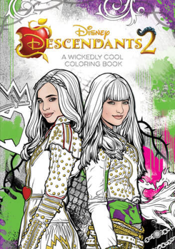 Descendants 2 Wicked Cool Coloring Book Art of Coloring Paperback GOOD