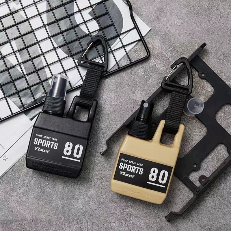 80ml travel spray bottle for alcohol water portable outdoor camping essentials