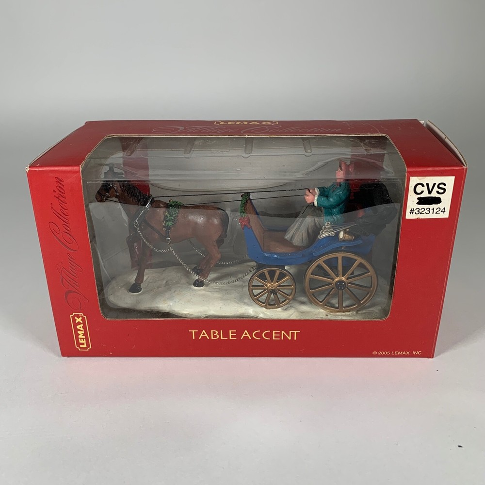 Lemax Phaeton Carriage Christmas Village Table Decor #323124-image