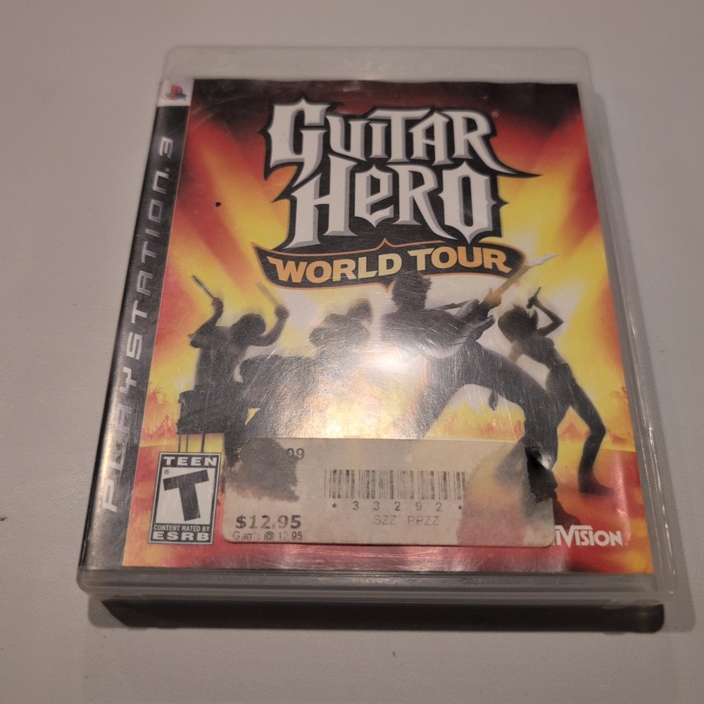 Guitar Hero: World Tour (Sony PlayStation 3, 2008) PS3 CIB Black label
