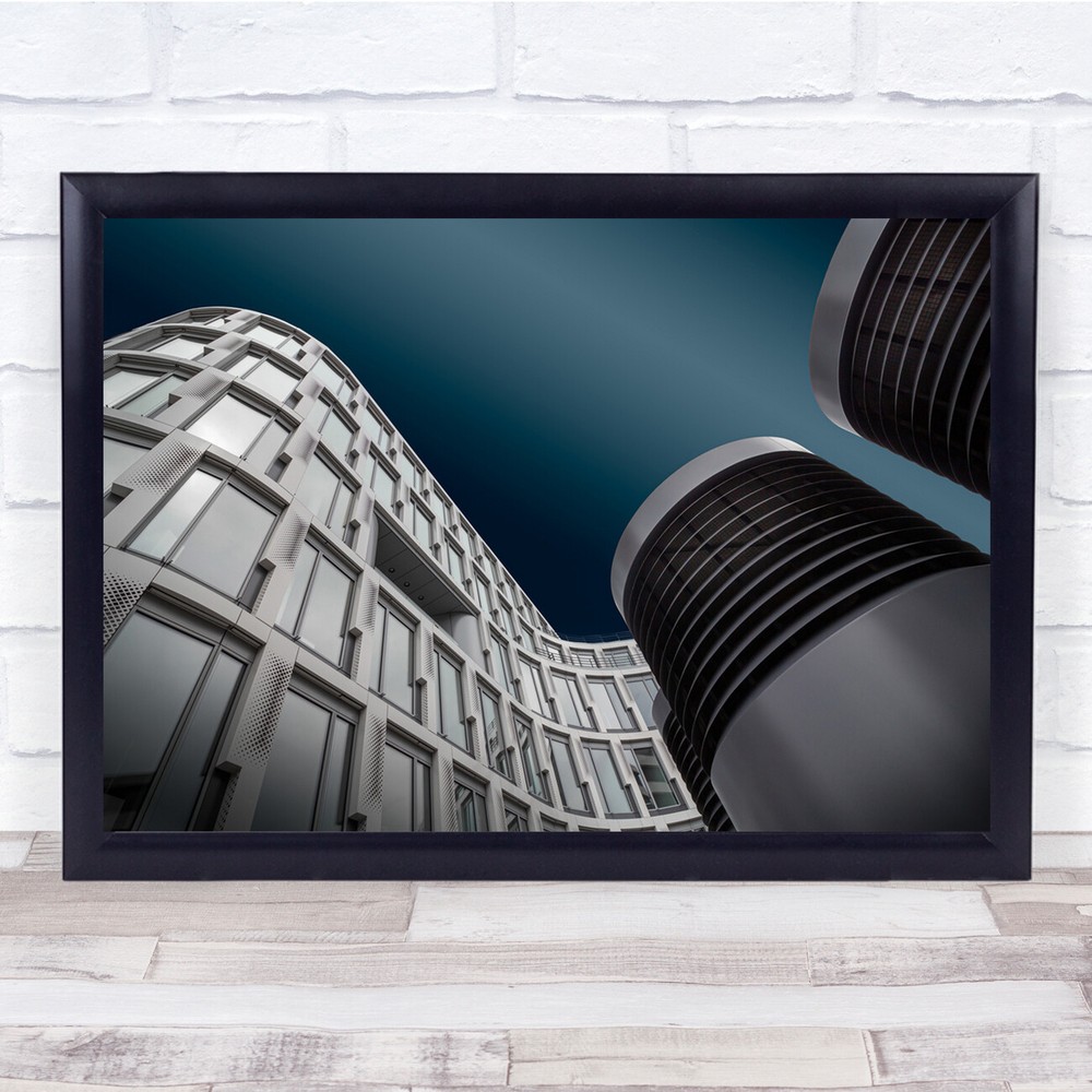 Perspective Architecture Ventilation Pipes Wall Art Print