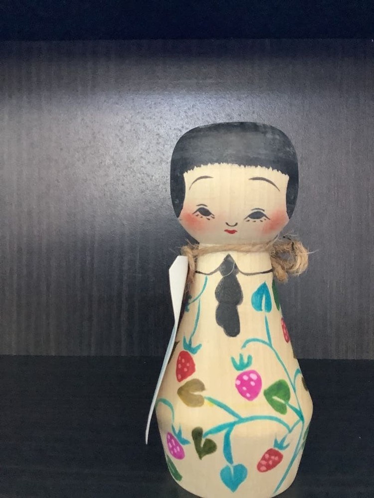 Carol Limited Edition Kokeshi Doll 15cm Collectible Rare Vintage Figure