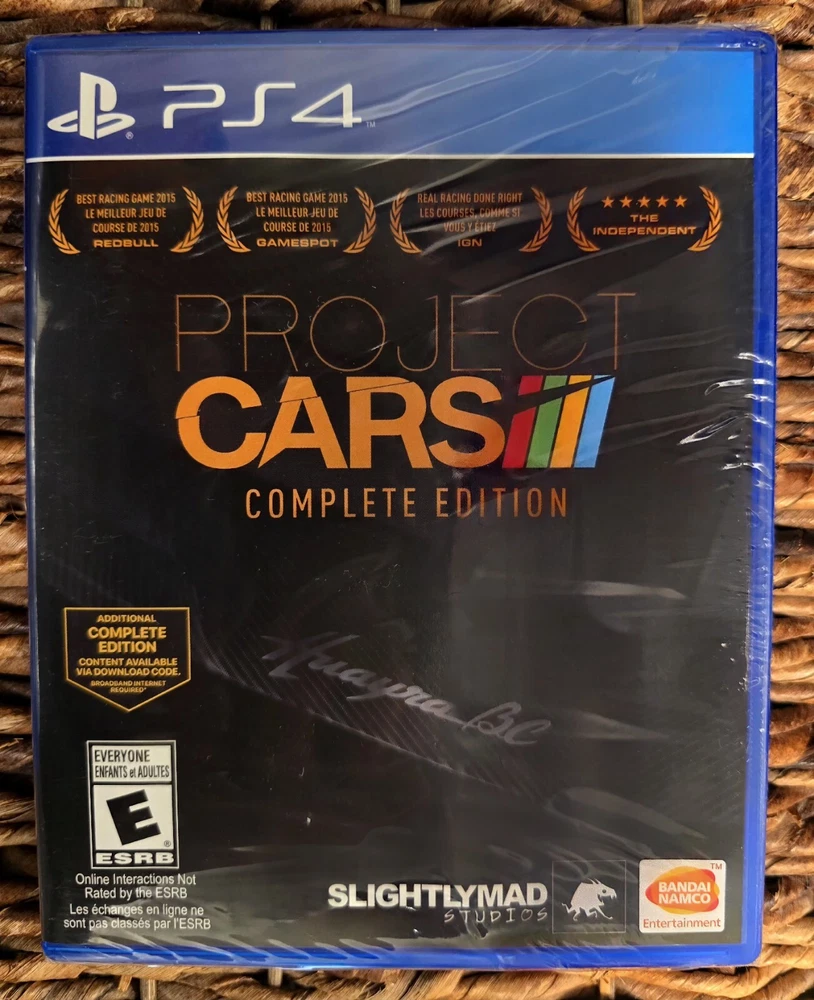 Project Cars: Complete Edition (Sony PlayStation 4, 2016)