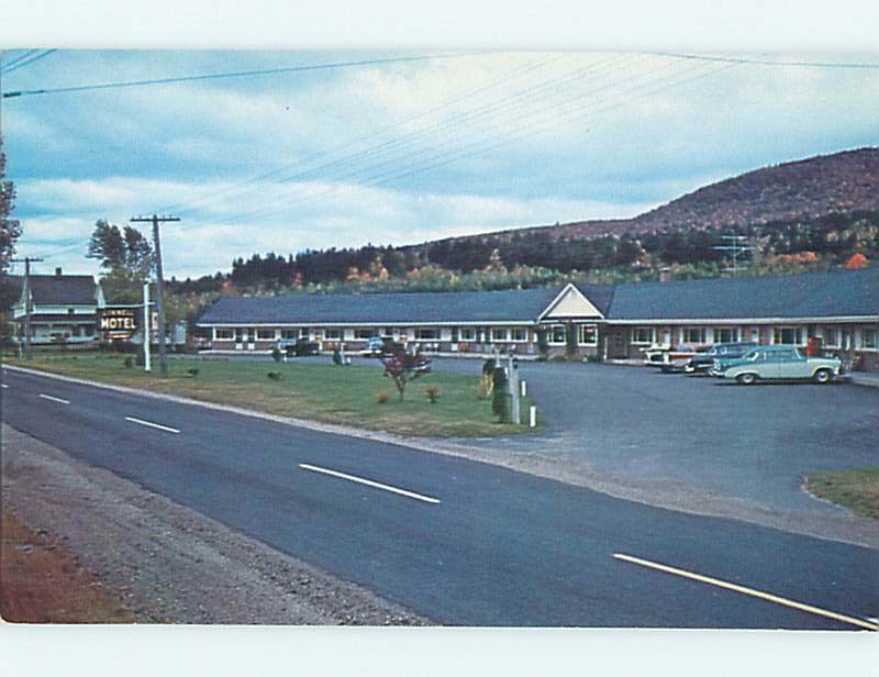 Unused Pre-1980 OLD CARS & LINNELL MOTEL Rumford Maine ME M0754