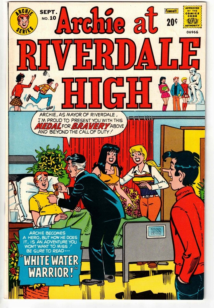 Archie At Riverdale High #10 1973 Bronze Age High-Grade Vfn+!