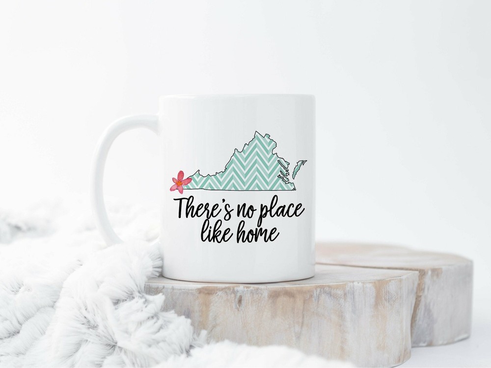 Custom Home State Mug Custom Virginia Mug Virginia Mugs Custom State Mug Going