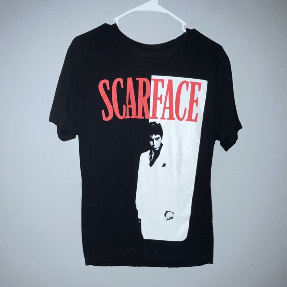 SCARFACE Graphic Men’s Black T-shirt SIZE: M