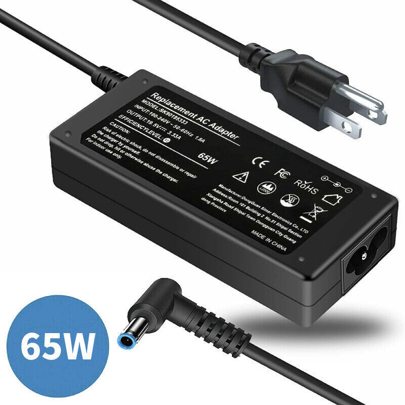 For HP ProBook 430 G5, 440 G5, 450 G5, 455 G5, 470 G5 65W Power Adapter Charger