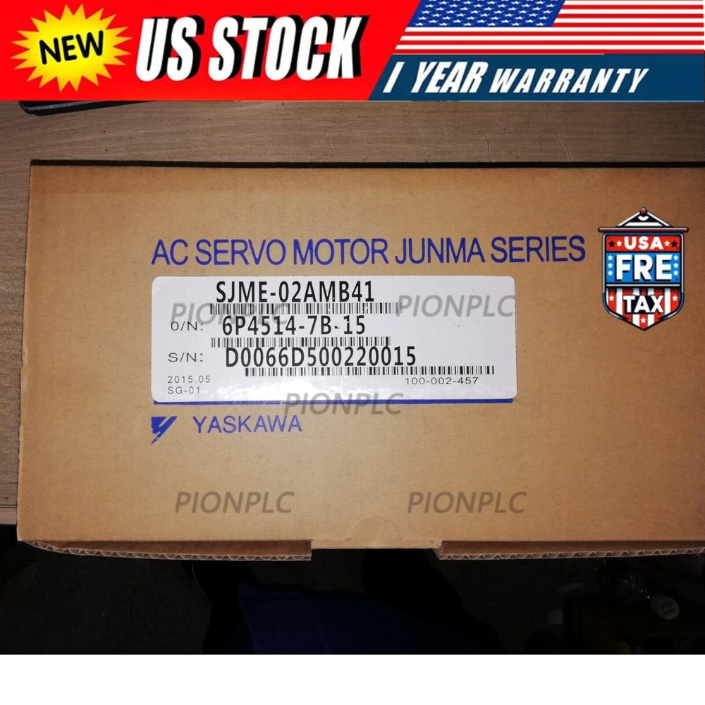 New Yaskawa SJME-02AMB41 Servo Motor SJME02AMB41 DHL Expedited Shipping