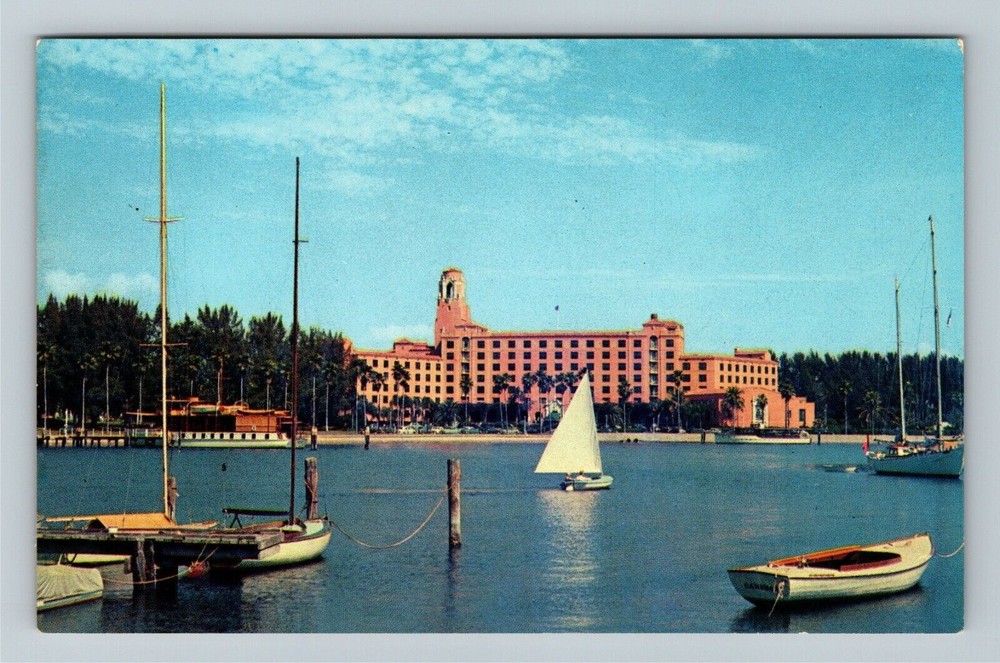 St. Petersburg FL-Florida Vinoy Park Hotel Tampa Bay Antique Vintage Postcard