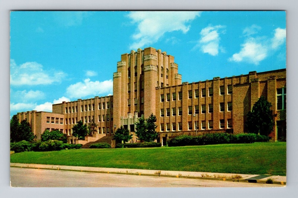 Little Rock AR-Arkansas, North Little Rock High School Antique Vintage Postcard