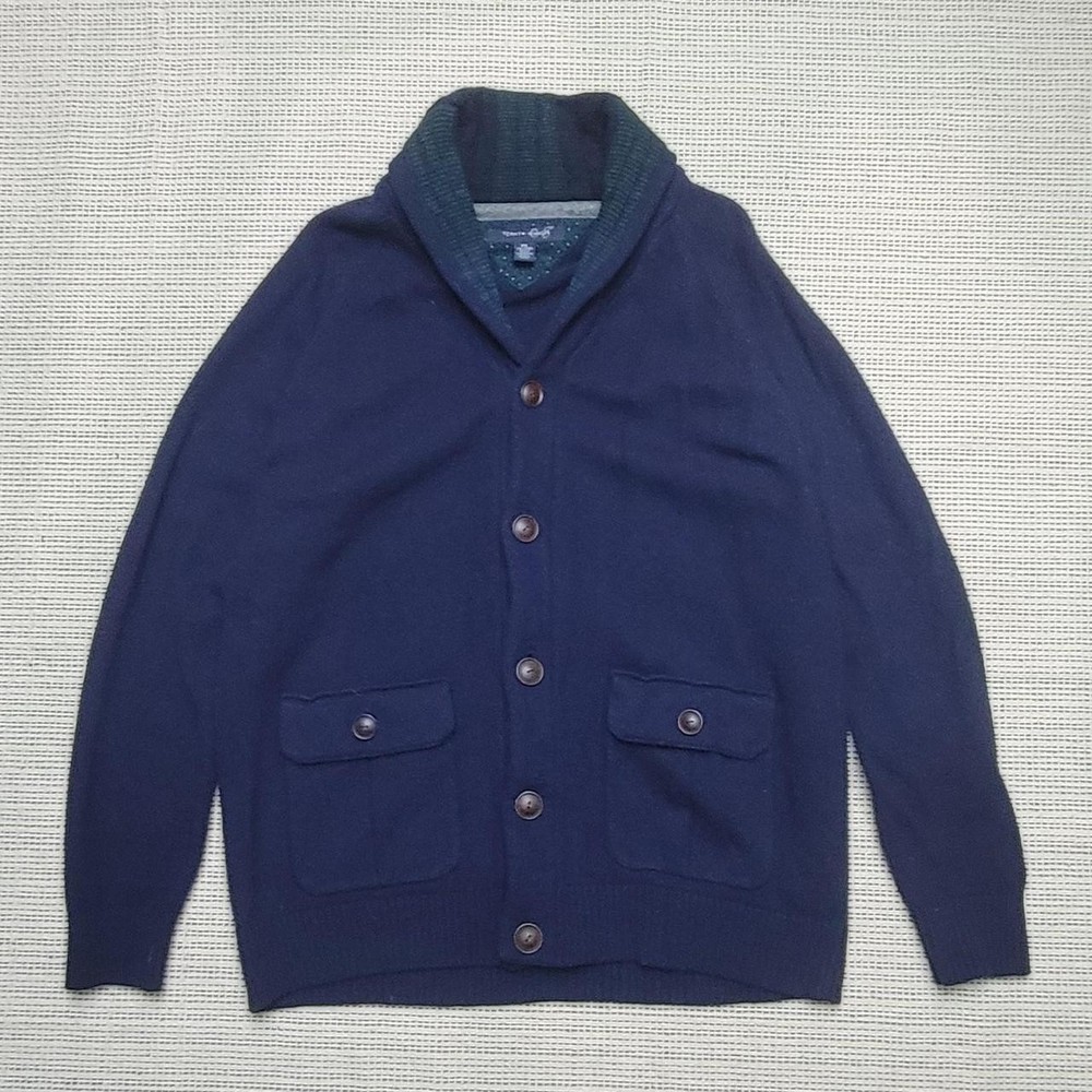 Tommy Hilfiger, wool, button-up cardigan sweater Size Large