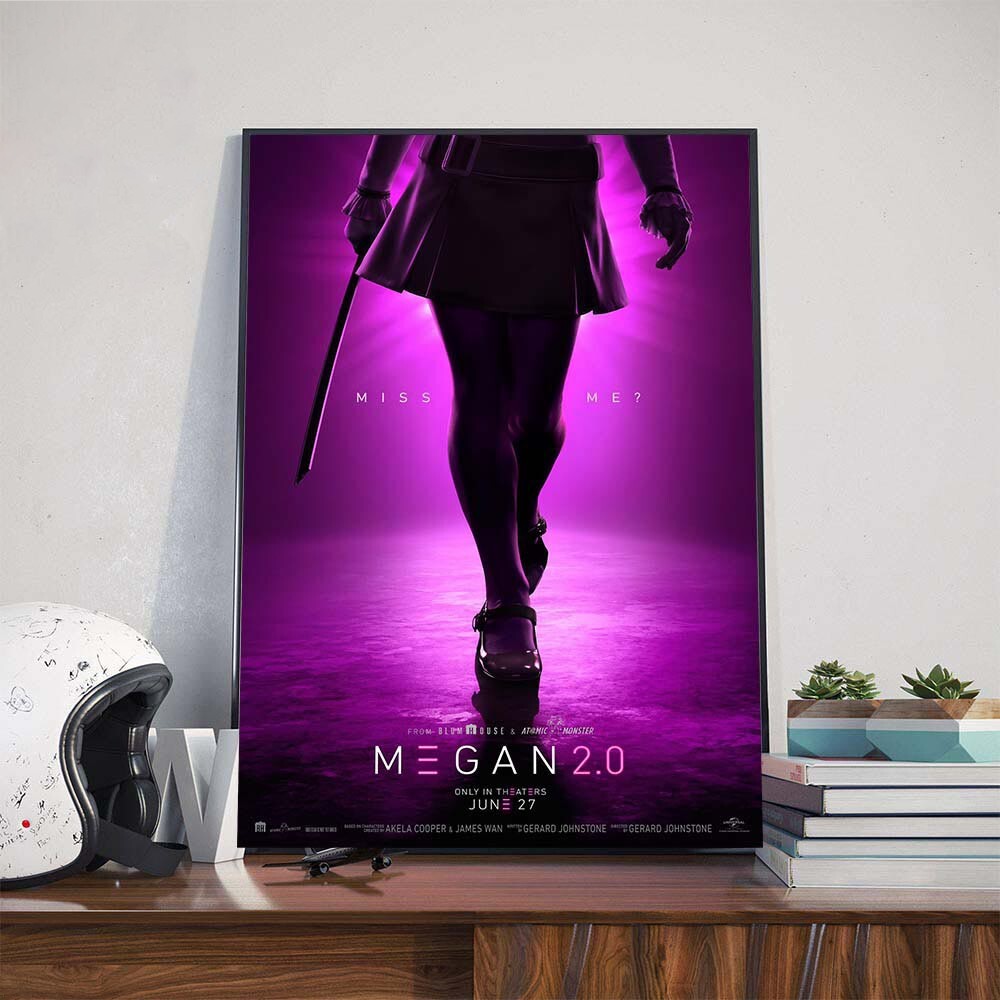 Miss Me M3GAN 2.0 Official Teaser Poster Only June 27th 2025 Wall Decor Poster