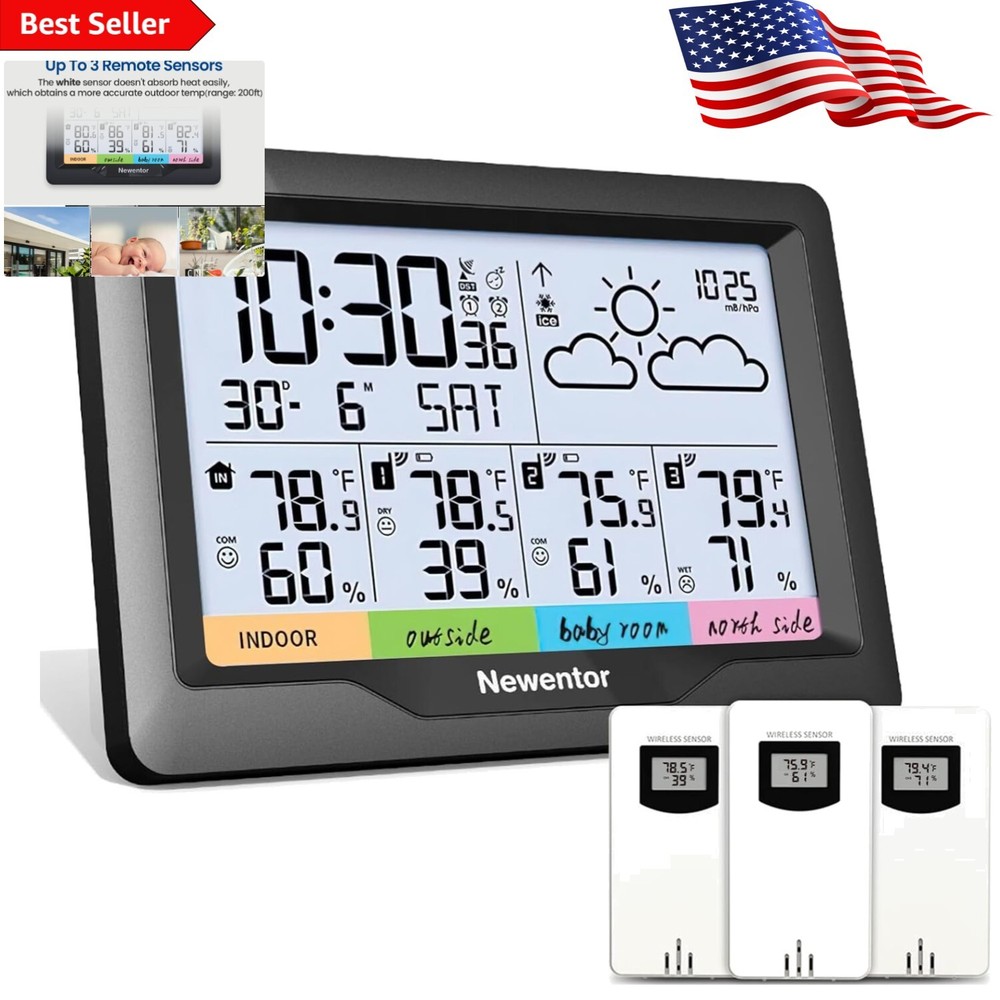 Precision Weather Station with Multi-Sensors & Atomic Time Sync  -image