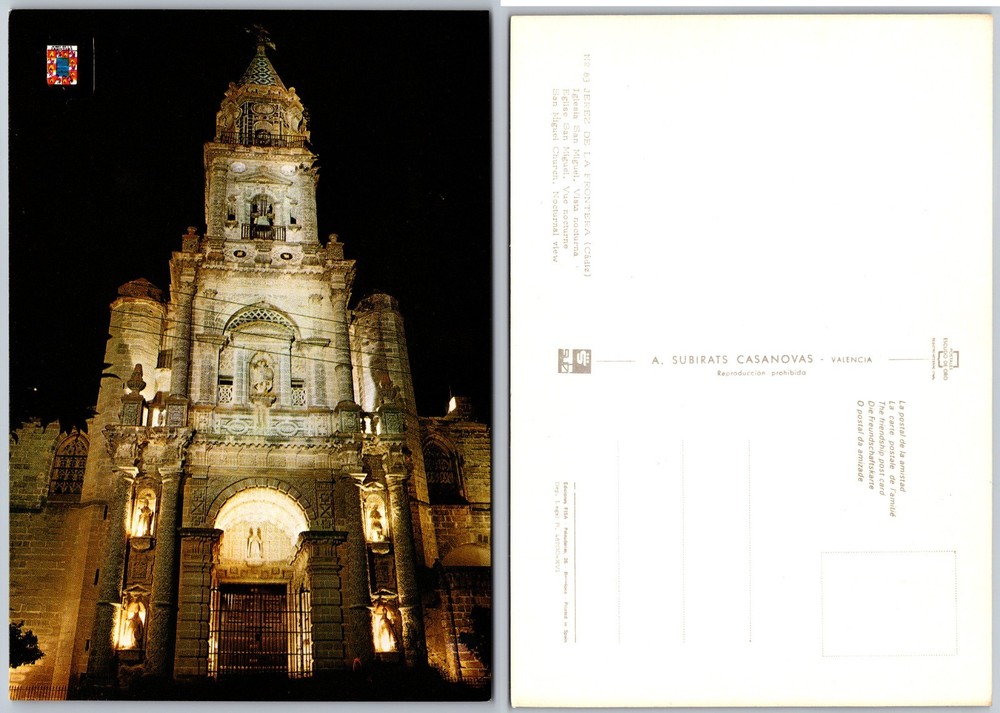 Continental Cathedral Jerez De La Frontera Postcard