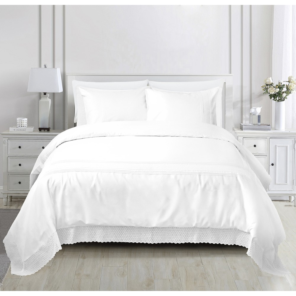 Broderie ensemble housse de couette Collection Emma