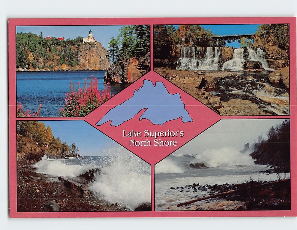Postcard Scenes & Views Lake Superior's North Shore Minnesota USA