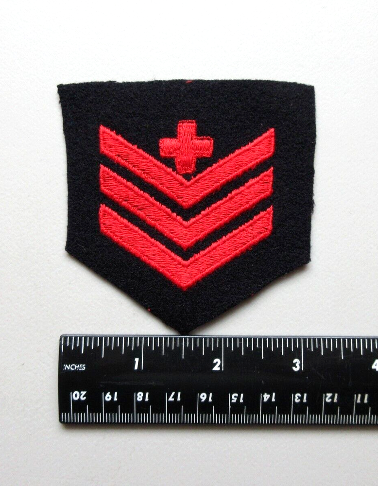 U.S. NAVY 1ST CLASS PETTY OFFICER PHARMACIST'S MATE RANK RATE MILITARY PATCH