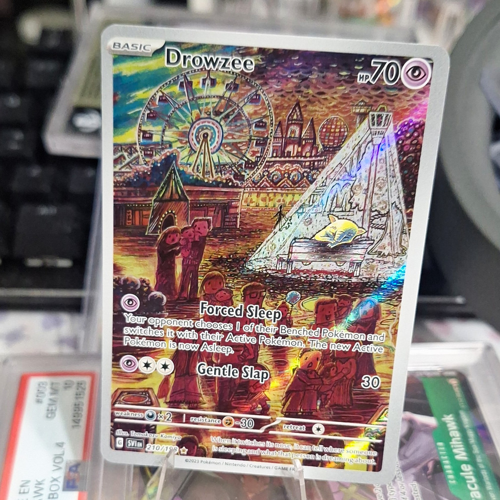 The Pokémon Company Drowzee 210/198 SV01 Illustration Rare Holo English TCG