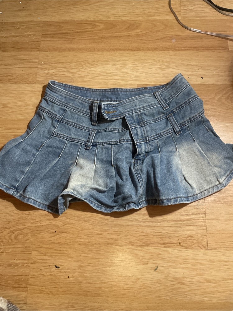 Y2K Denim Mini Skirt