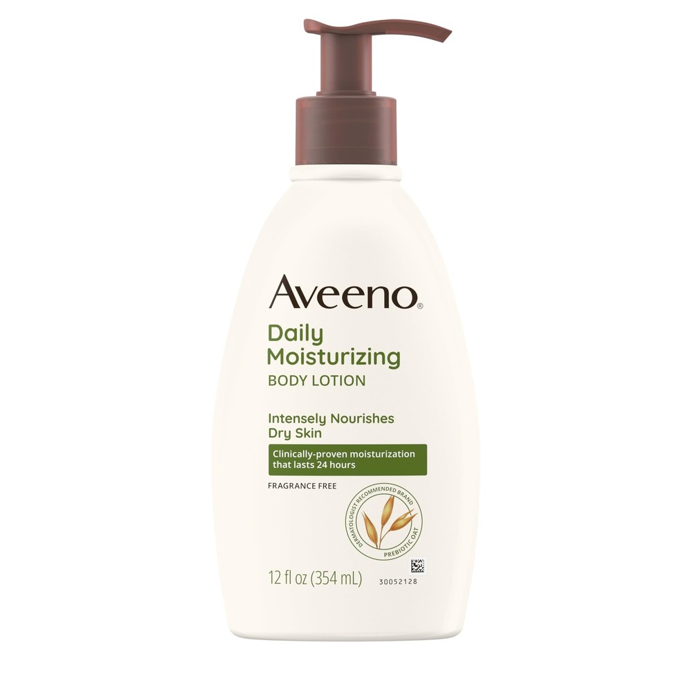 Aveeno Daily Moisturizing Body Lotion with Prebiotic Oat for Sensitive Skin