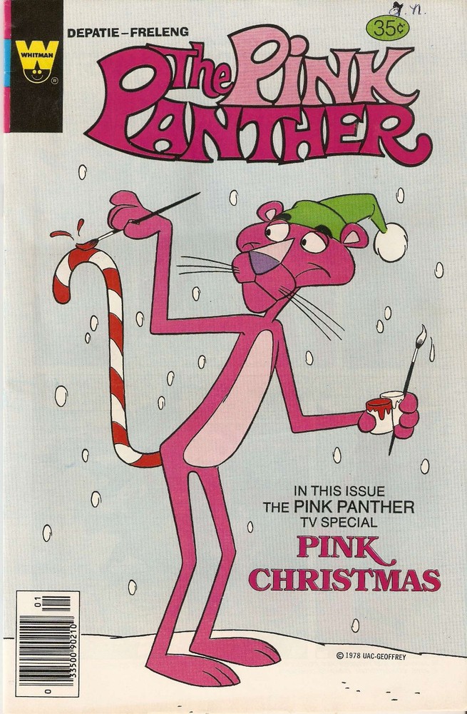 Pink Panther, The (Gold Key) #60A VF; Gold Key | Whitman Edition Christmas - we