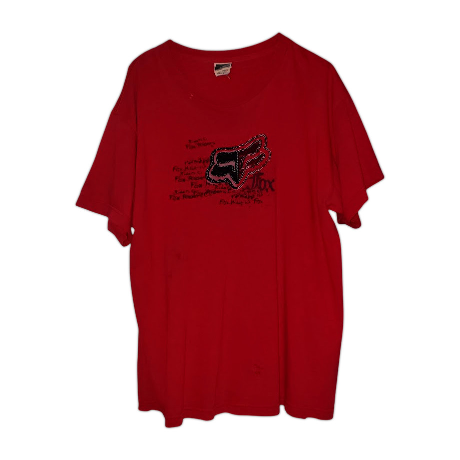 Fox Racing Men's Red Graphic T-Shirt XL (DAMAGES, SEE PICTURES)