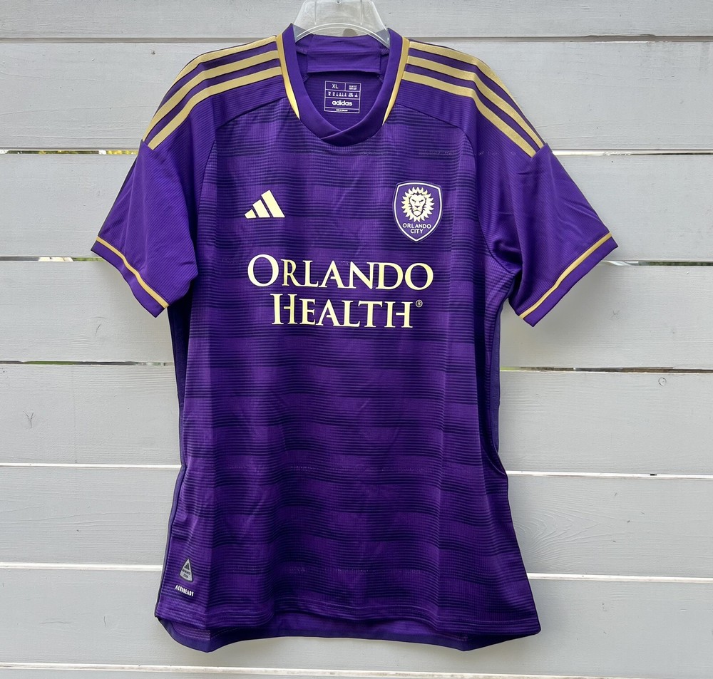 Adidas Orlando City 23/24 Home Authentic Jersey Men’s Size X-Large