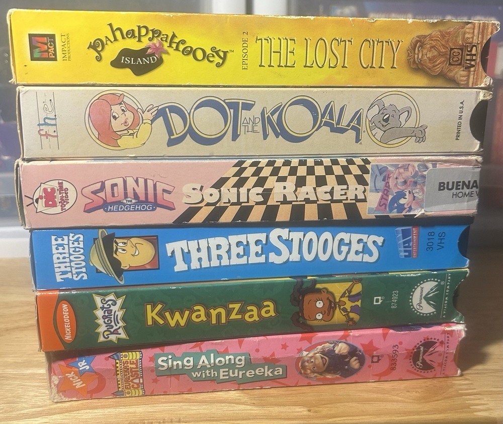 Kids VHS Tape Lot Of 6