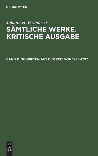 Schriften Aus Der Zeit Von 1795-1797 (Hardback)Another great item from Rarewaves USA | Free delivery!