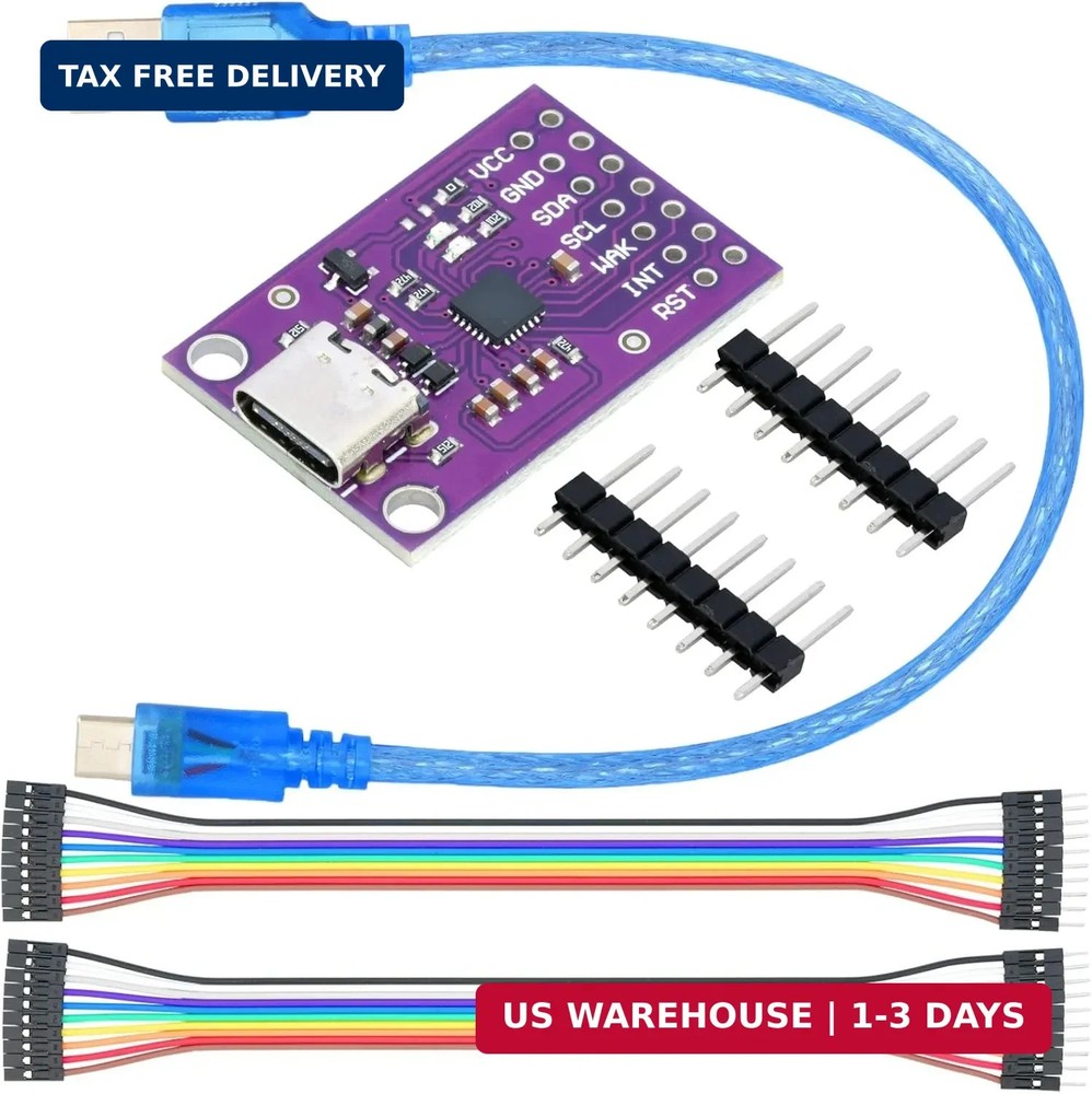 MTDELE CP2112 Debug Board Tyce-C USB to SMBus I2C Communication Module with...