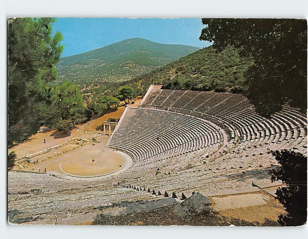 Postcard Ancient Theatre of Epidaurus in Greece