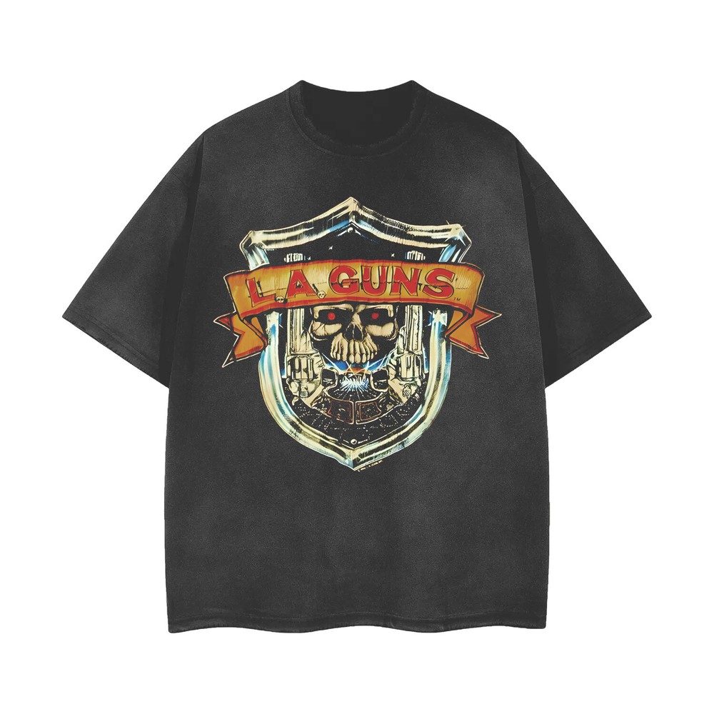 Vintage Acid Washed Ripped Rock Band Tee Unisex 103216