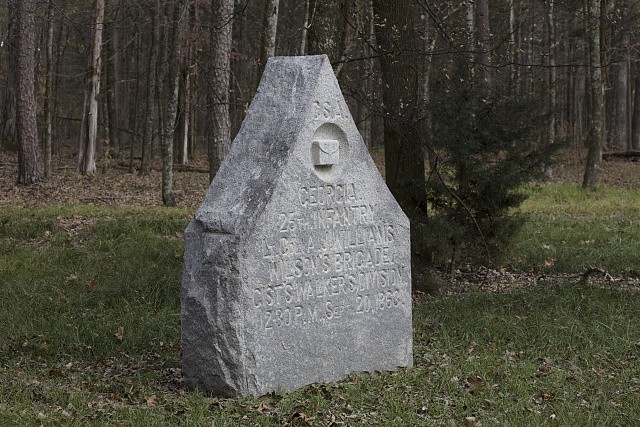 Chickamauga GA Georgia 25th Infantry Marker 2010s National Military Park