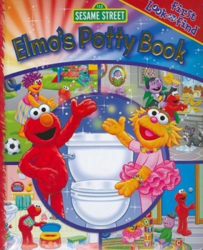 Elmo Potty Time My First Look And Find - Board book By PiKids - GOOD