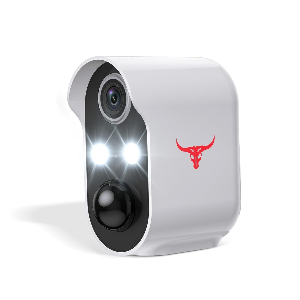 Guggre 1080p Security Camera Wireless, AI Human Detection, PIR Motion Detection,