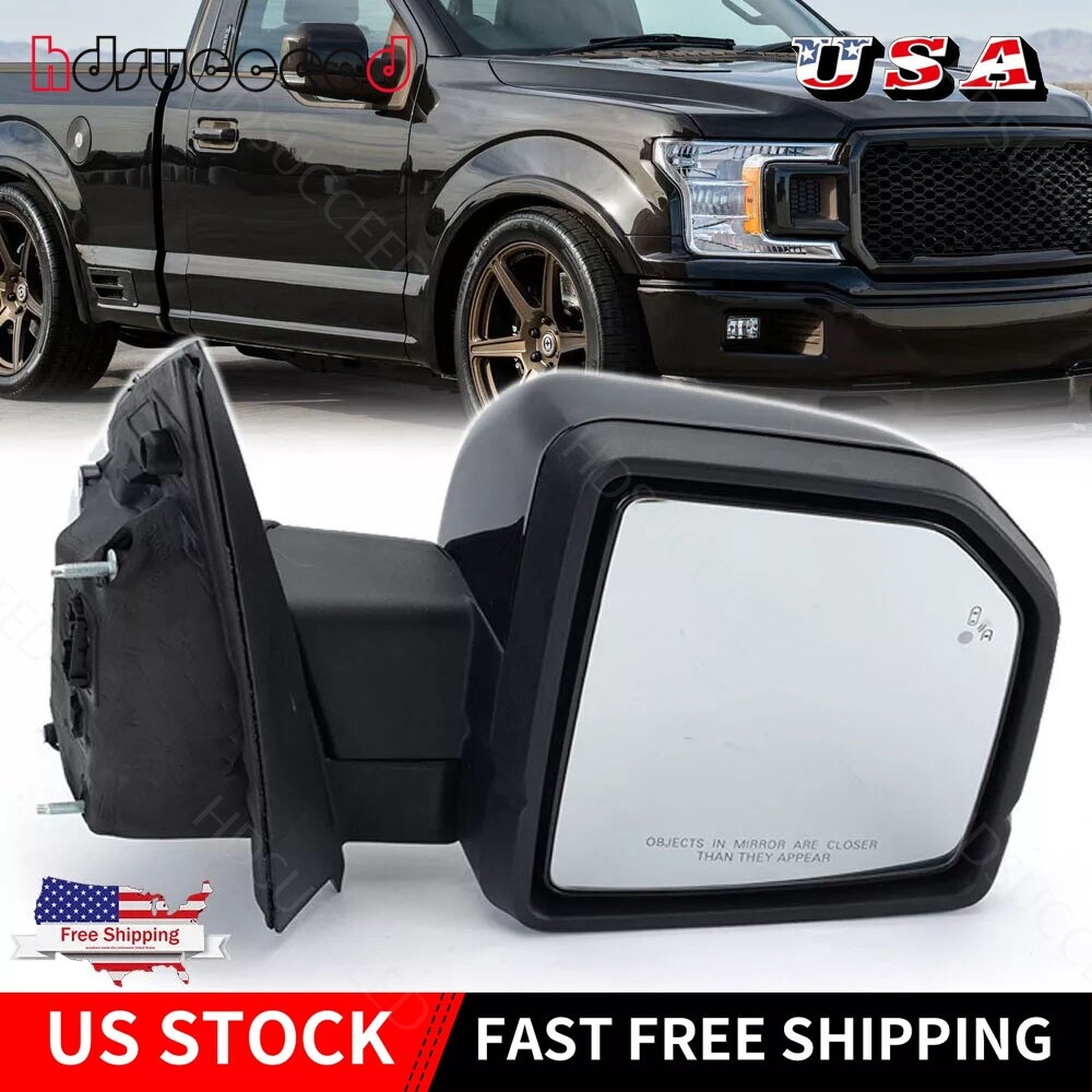 For Ford F-150 2015-2020 POWER FOLDING MIRROR PASSENGER SIDE MEMORY BLIND SPOT
