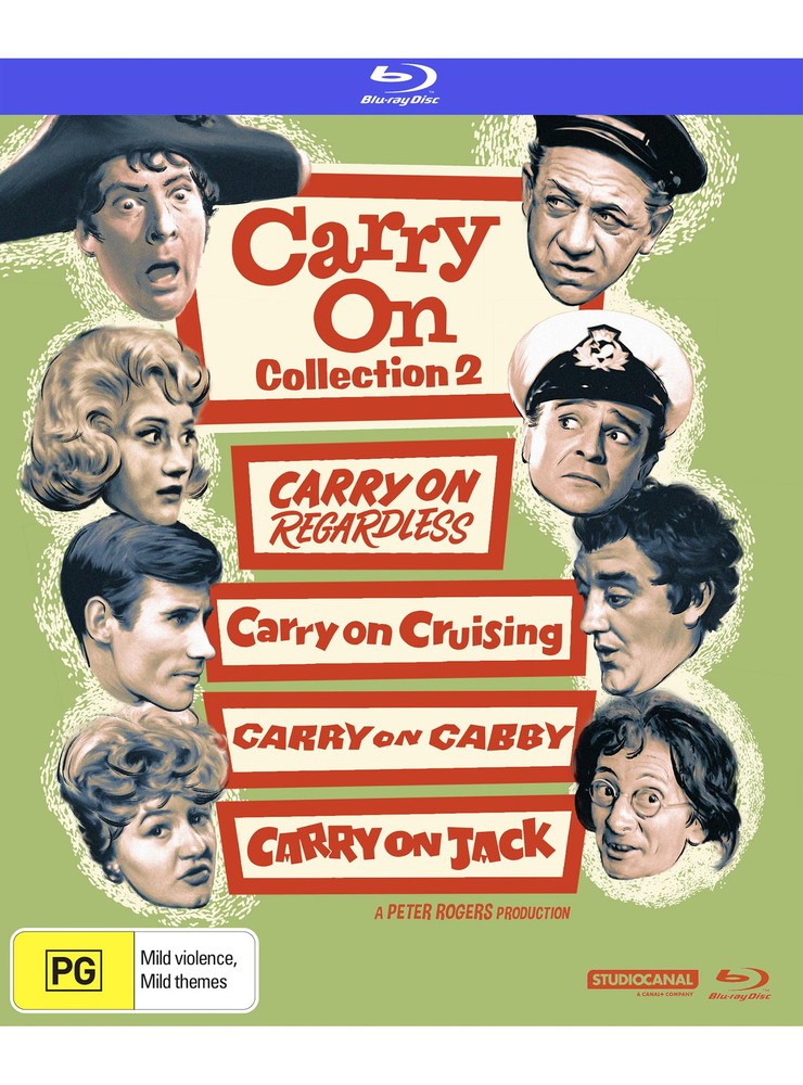Carry On: Collection 2 (Blu-ray) Sid James Kenneth Williams Joan Sims
