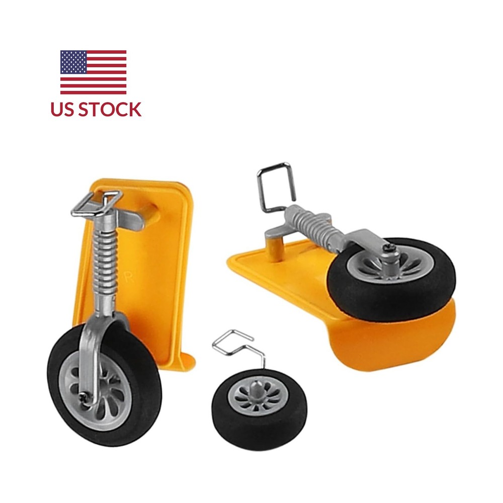 WLtoys A300 Beechcraft D17 XK RC Plane Spare Parts Landing Gear Wheel (Yellow)
